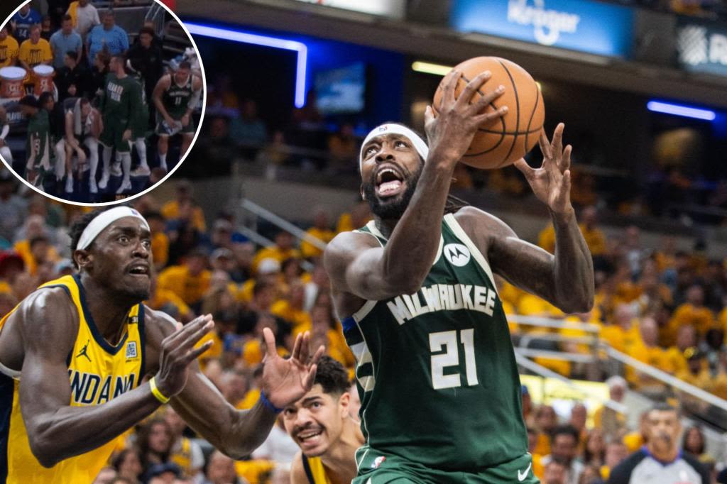 Patrick Beverley violently hurls ball at Pacers fans as Bucks get eliminated from playoffs