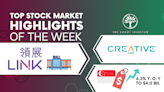 Top Stock Market Highlights: Link REIT, Creative Technology and Singapore Retail Sales