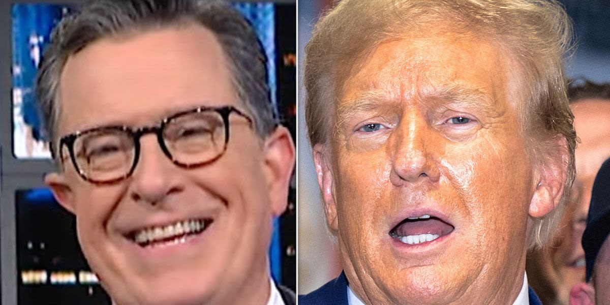 ‘This Is Where We Are’: Stephen Colbert Spots Trump’s Weirdest ‘Party Trick’ Yet