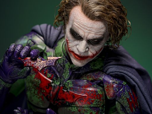 THE DARK KNIGHT: New Hot Toys Figure Gives Heath Ledger's Joker His Own Twisted Version Of The Batsuit