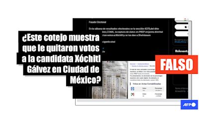 Usuarios comparan datos de casillas distintas para denunciar fraude en las elecciones en México