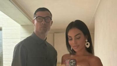 Georgina Rodriguez puts on a leggy display with Cristiano Ronaldo