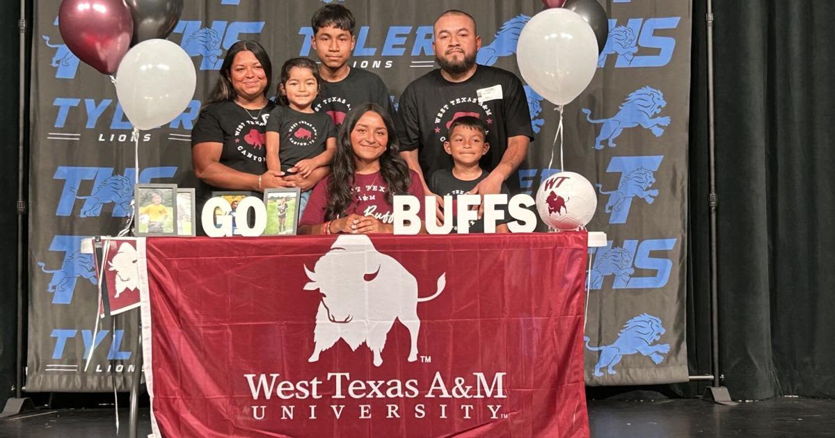 Tyler's Yamilet Ruiz signs soccer scholarship with West Texas A&M