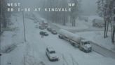 Traffic turned around on I-80 in Sierra as late season storm brings snow