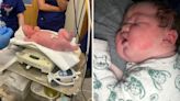 Mum gives birth to an 11lb 13oz baby 'the size of a toddler'