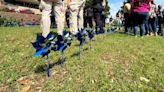 Pinwheels displayed at Shreveport Police Department to honor victims of child abuse