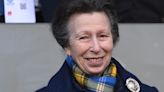 Princess Anne looks elegant in tartan as she attends a royal engagement