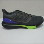 【喬治城】ADIDAS EQ21 RUN 男款慢跑運動鞋 休閒鞋 深灰/黑 正品公司貨 H00515