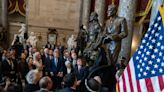 Johnson calls Billy Graham a ‘towering figure in my life’ at statue unveiling