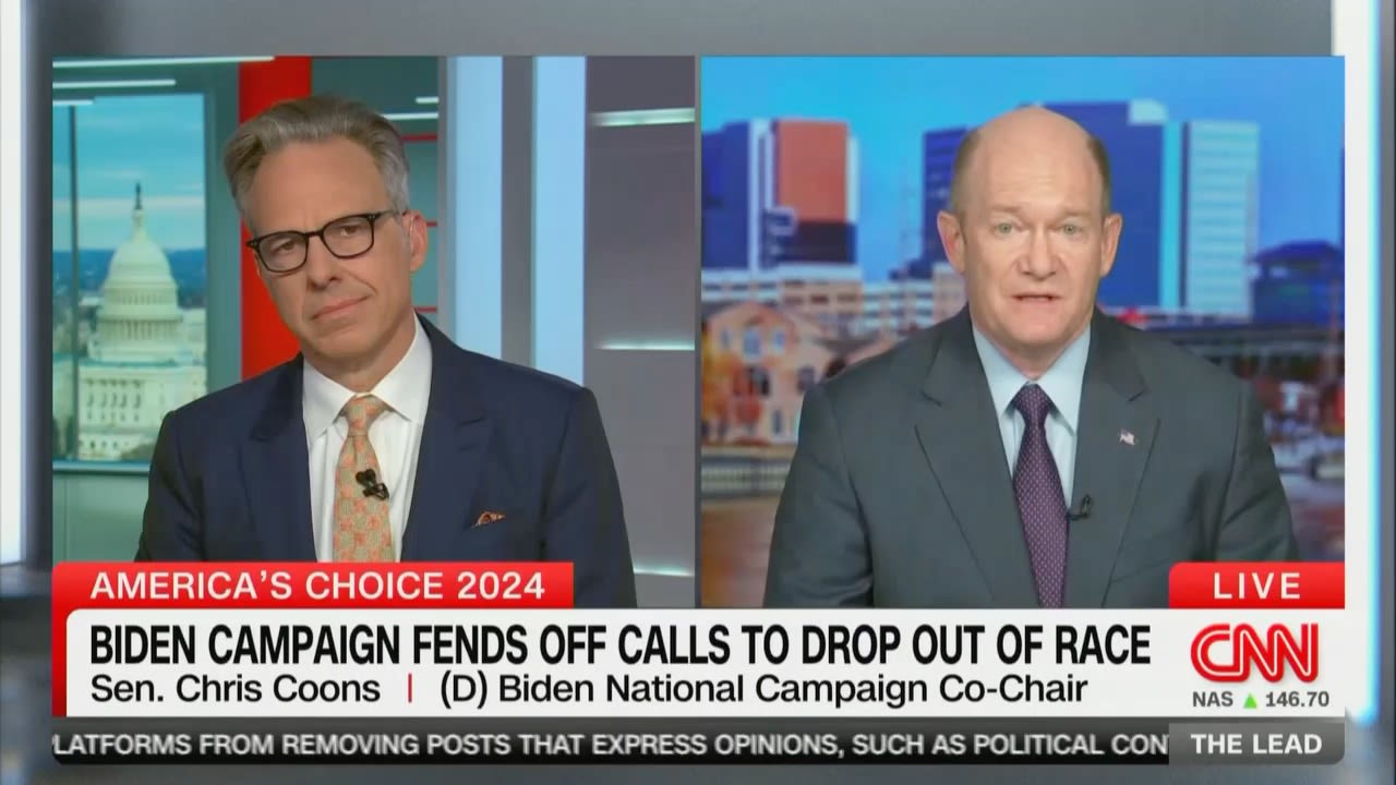 Tapper Confronts Democratic Senator With Clips of Biden’s Stumbles: ‘It Is Not Honest to Say It Was Just One Night’