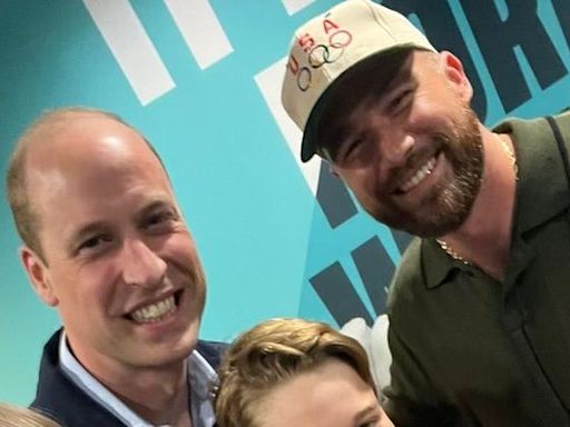 Taylor Swift Goes Instagram Official With Travis Kelce by Sharing Pic of Them With Prince William and Kids
