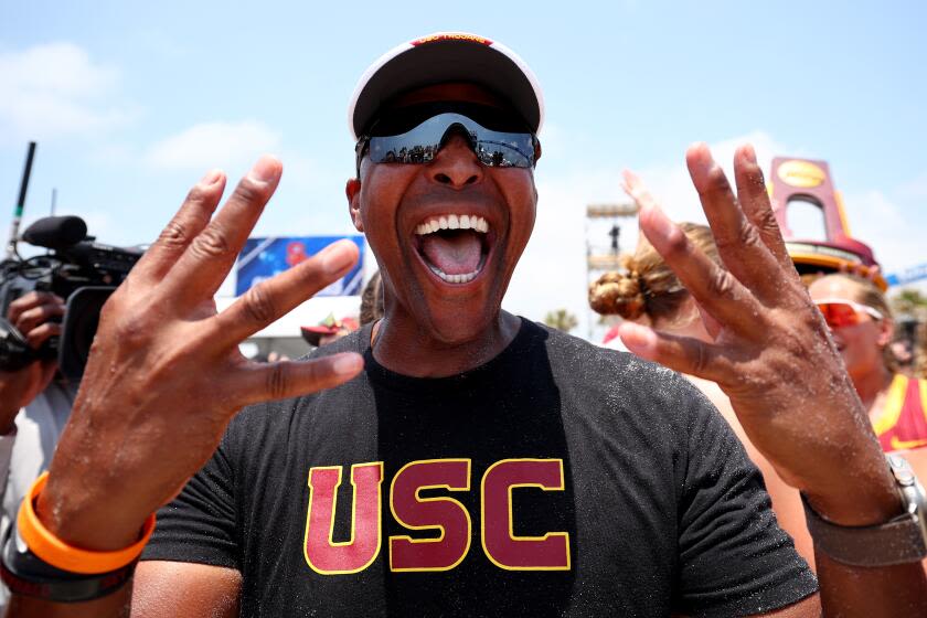 'You don't see four-peats.' Inside USC beach volleyball coach Dain Blanton's dominance