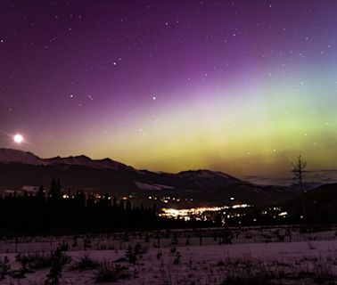 Aurora seen around Denver, across Colorado