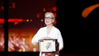 Meryl Streep recibe la Palma de Honor en Cannes