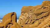 "Rex on the beach": un festival de esculturas de arena toma una playa en Bélgica