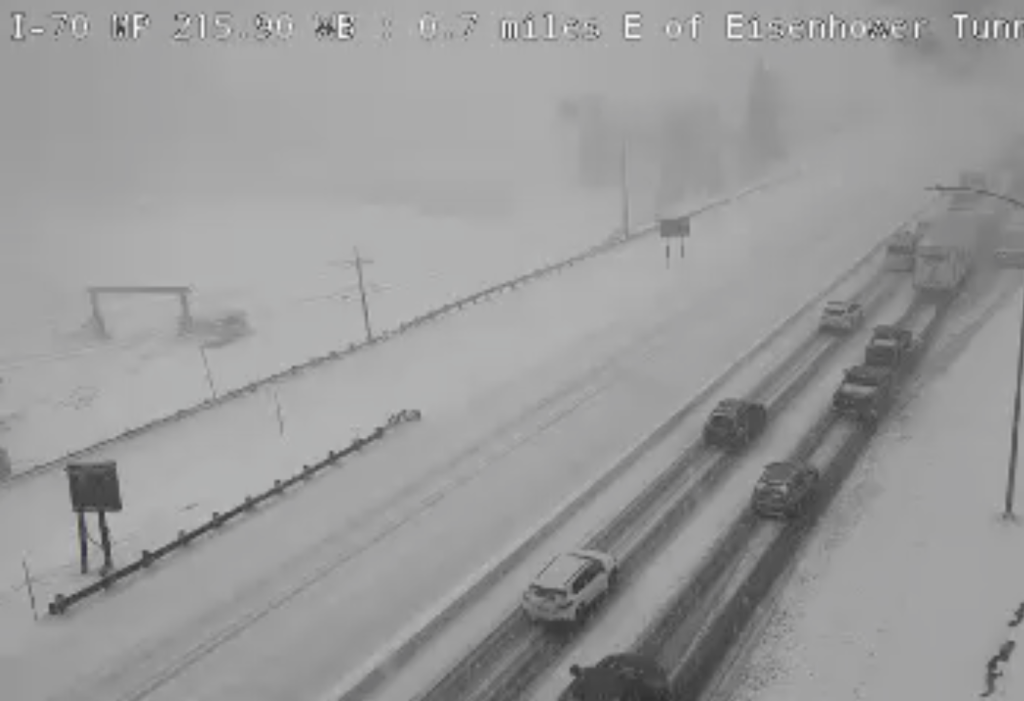 Multiple highways — I-70, Colorado Highway 91, U.S. 6 over Loveland Pass, Highway 9 — close due to snowstorm, crashes