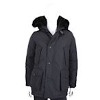 Woolrich Arctic Parka 防潑水可拆狐狸毛領黑色連帽羽絨外套(男款)