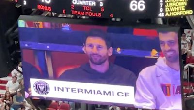 VIDEO: ¡Messi y su apoyo a Miami Heat despiertan la locura de los fans!