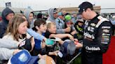 Kyle Busch sharing his love of racing with 9-year-old son