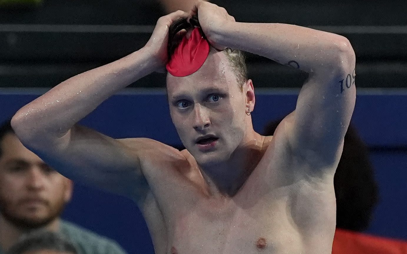 GB swimmer disqualified for going too far underwater at Olympics