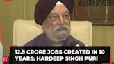 In last 10 years, a total of 12.5 crore jobs created: Hardeep Singh Puri cites SBI report, praises Modi Govt