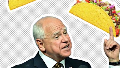 White Guys Are Mad About Tim Walz’s ‘White-Guy Tacos’