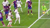 El gol no válido para el Barcelona, aparece la polémica en el Clásico vs Real Madrid