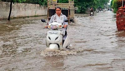 Karnal inundated after first heavy rainfall
