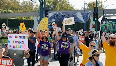 Disneyland workers vote overwhelmingly to authorize strike
