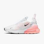 Nike W Air Max 270 [AH6789-110] 女 休閒鞋 運動 氣墊 緩震 舒適 穿搭 白 粉橘