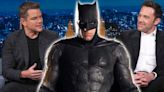 Ben Affleck Says Matt Damon Helped Convince Him to Leave Batman Behind