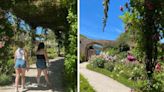 'I went to the pretty market town with the most beautiful gardens in the UK'