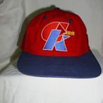 潮流帽子 100%棉美式紅藍雙色設計英文字精美刺繡CK100造型紀念款運動帽 得字櫃02