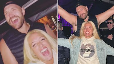 ‘Couple goals!’ fans scream as Paris Fury shares rare clips partying with Tyson