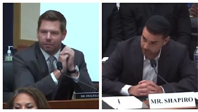 ‘We Found Some Receipts’: Eric Swalwell and Ben Shapiro Feud Over Project 2025