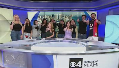 CBS News Miami welcomed some special guests to their studios