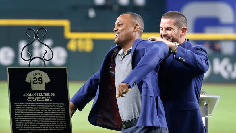 Adrián Beltré, Michael Young, Pudge Rodríguez named Texas Rangers’ All-Star ambassadors