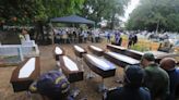 Brazilian authorities bury deceased migrants who drifted in African boat to the Amazon