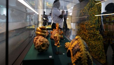 Looted gold, royal treasures go on show back home in Ghana