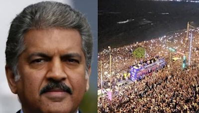 ‘Mumbai’s Jaadu Ki Jhappi’: Anand Mahindra's Post On India’s Victory Parade Draws Surya Kumar Yadav's Attention - News18