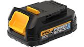 Grab this DeWalt 20V Max Powerstack battery for more than half off