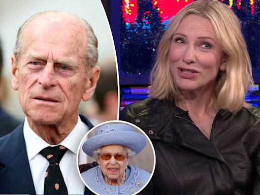 Cate Blanchett says Queen Elizabeth’s husband Prince Philip asked her to fix his DVD player