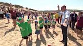 Prince William Visits the Seaside With Sea Safety Incentive