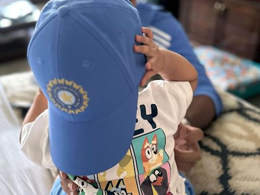Bumrah Jr Wears Daddy's India Cap!