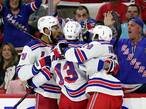 New York Rangers take 3-0 series lead over Carolina Hurricanes with overtime win