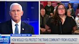 Mike Pence Shifts to ‘Gender Ideology’ When Asked About Anti-Trans Violence