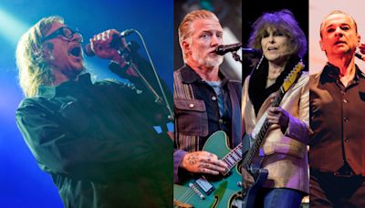 ...the stage, plants himself at the mic, one tattooed fist halfway down the stand, the other resting on top of the mic, immobile, massive, male": Josh Homme, Chrissie Hynde, and more line-up for Mark Lanegan tribute concert