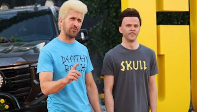 Ryan Gosling & Mikey Day Hit 'Fall Guy' Carpet as Beavis & Butt-Head