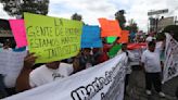 Organizaciones sociales protestan frente a Fiscalía de Edomex