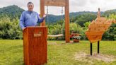 New 'Almost Heaven' swing dedicated at Chief Logan Lodge